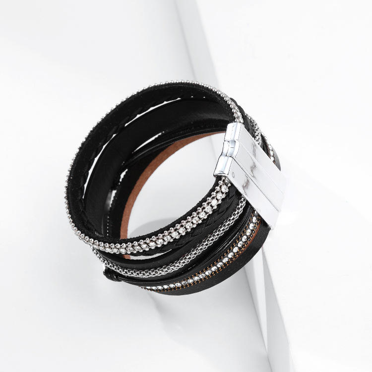 Rhinestone Cross Bracelet ZGWS23015