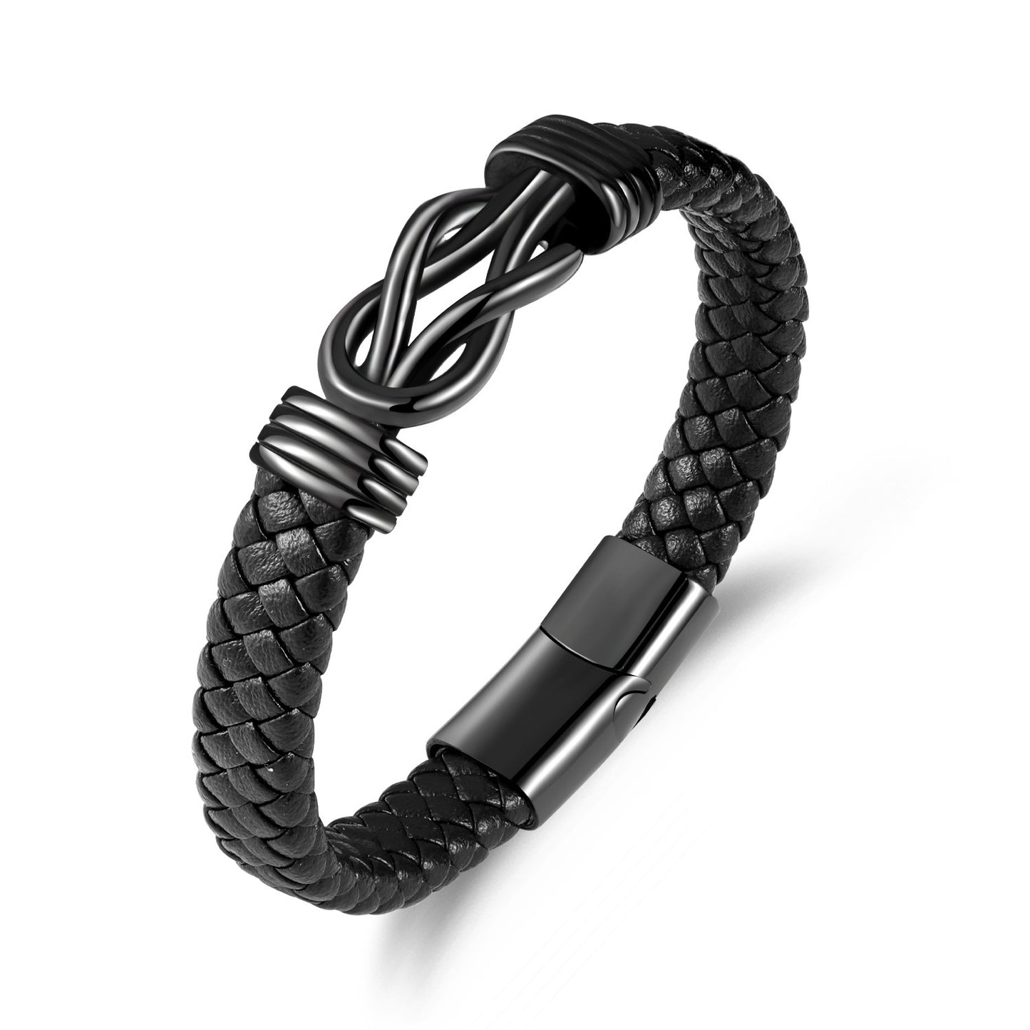 Knot Leather Bracelet ZGMS24039BK