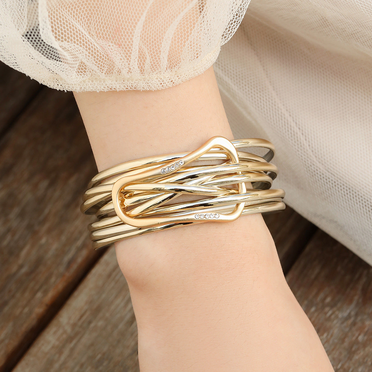 Boho Multi Layer Leather Bangle ZGWS23053