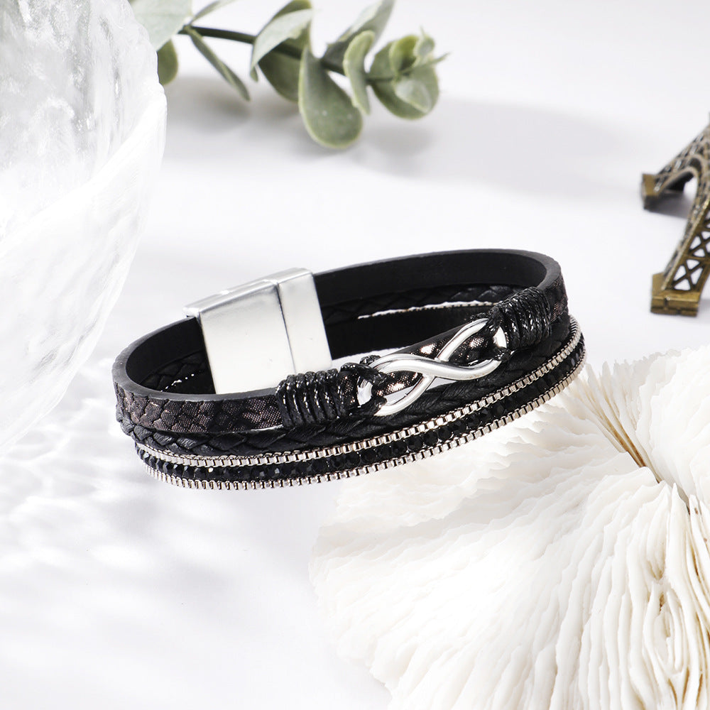 Multi Layer Leather Bracelet ZGWS22671
