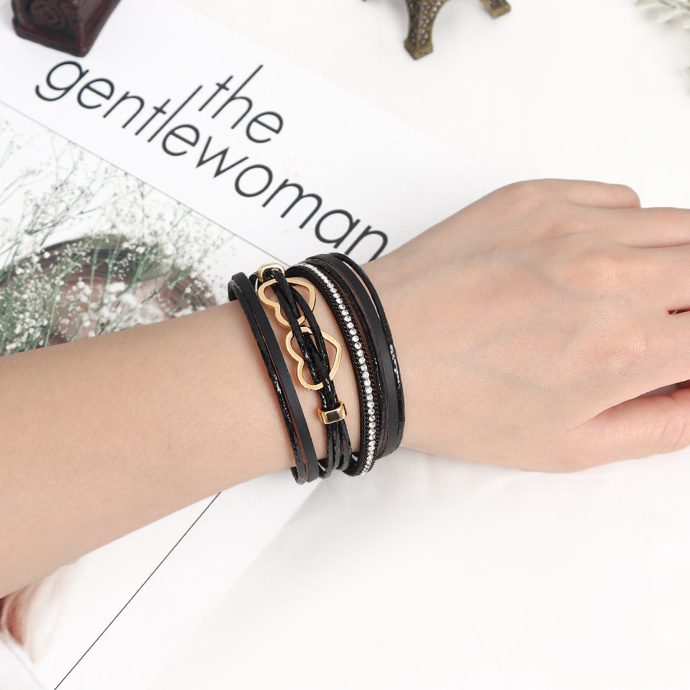 Heart-shaped Bracelets ZGWS25011BK