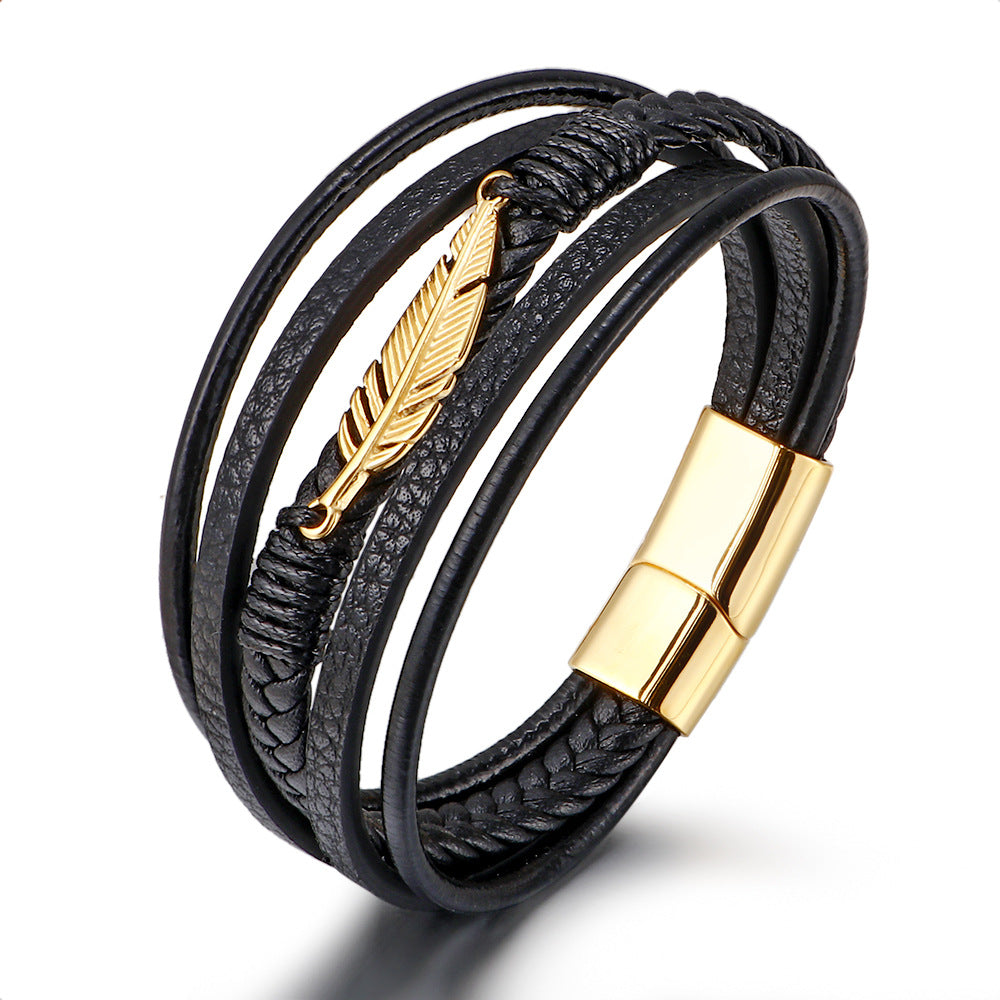 Feather Multi Layers Bracelets ZGMS22274