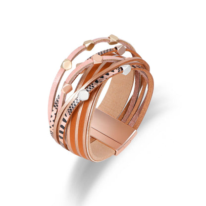 Multi-Layer Leather Bracelet ZGWS24095-3