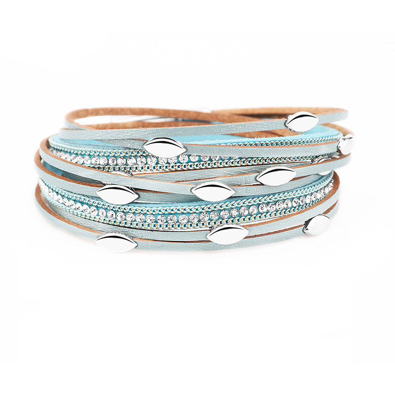 Multilayer Pu Leather Bracelet ZGWL22118