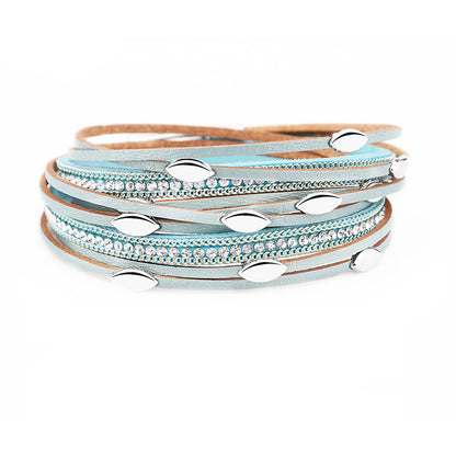 Multilayer Pu Leather Bracelet ZGWL22118