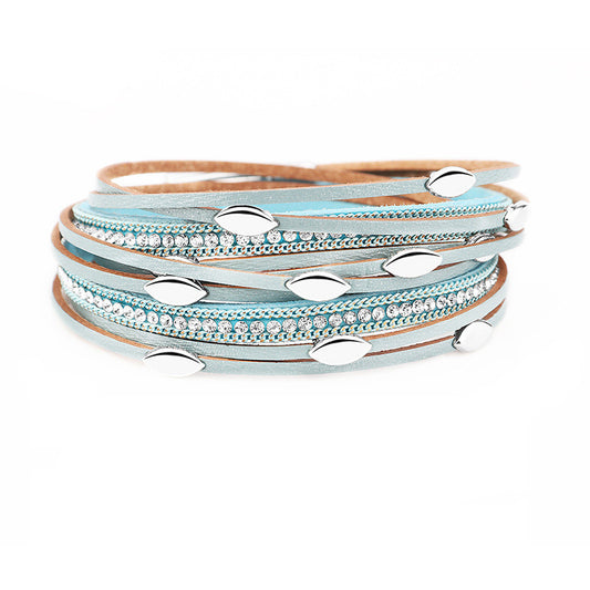 Multilayer Pu Leather Bracelet ZGWL22118