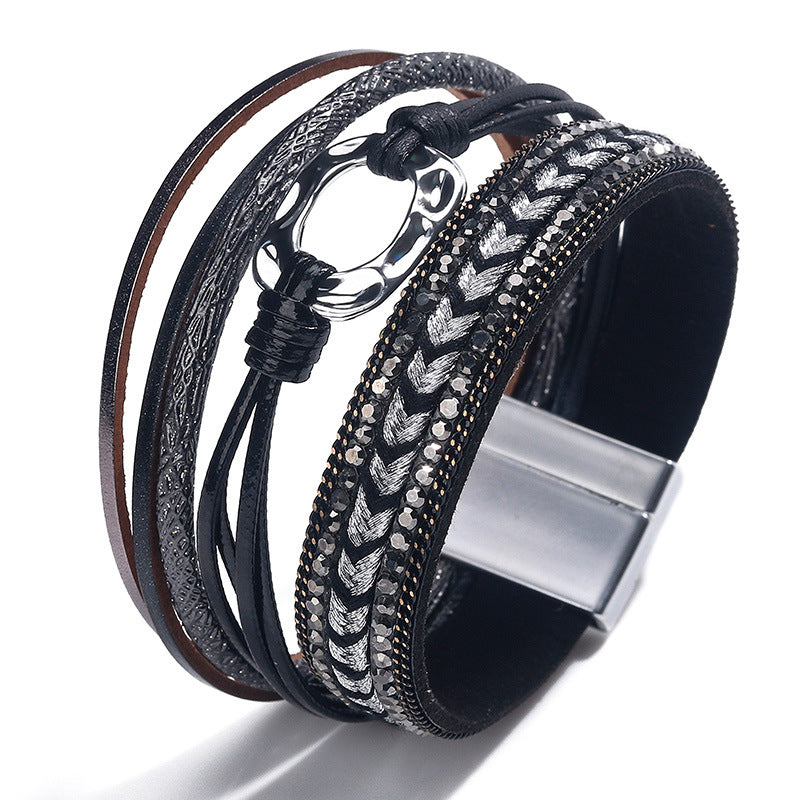 Multi Layer Leather Bracelet ZGWS22552
