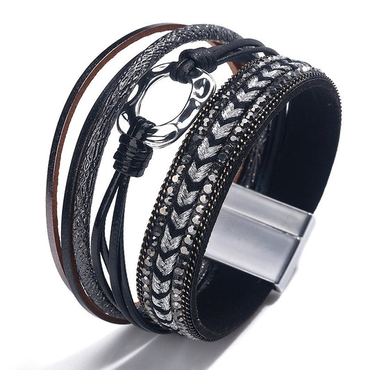 Multi Layer Leather Bracelet ZGWS22552