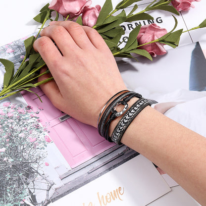 Multi Layer Leather Bracelet ZGWS22552