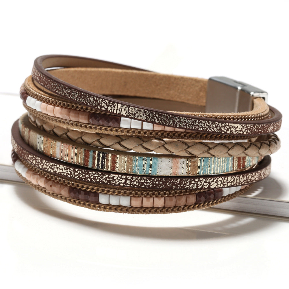 Bohemian Leather Bracelet ZGWS22004