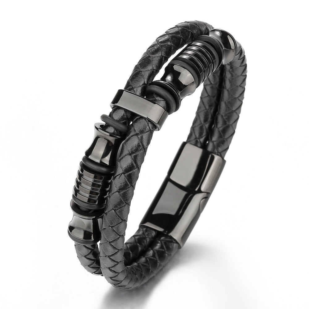 Men Leather Bracelets ZGMS22044