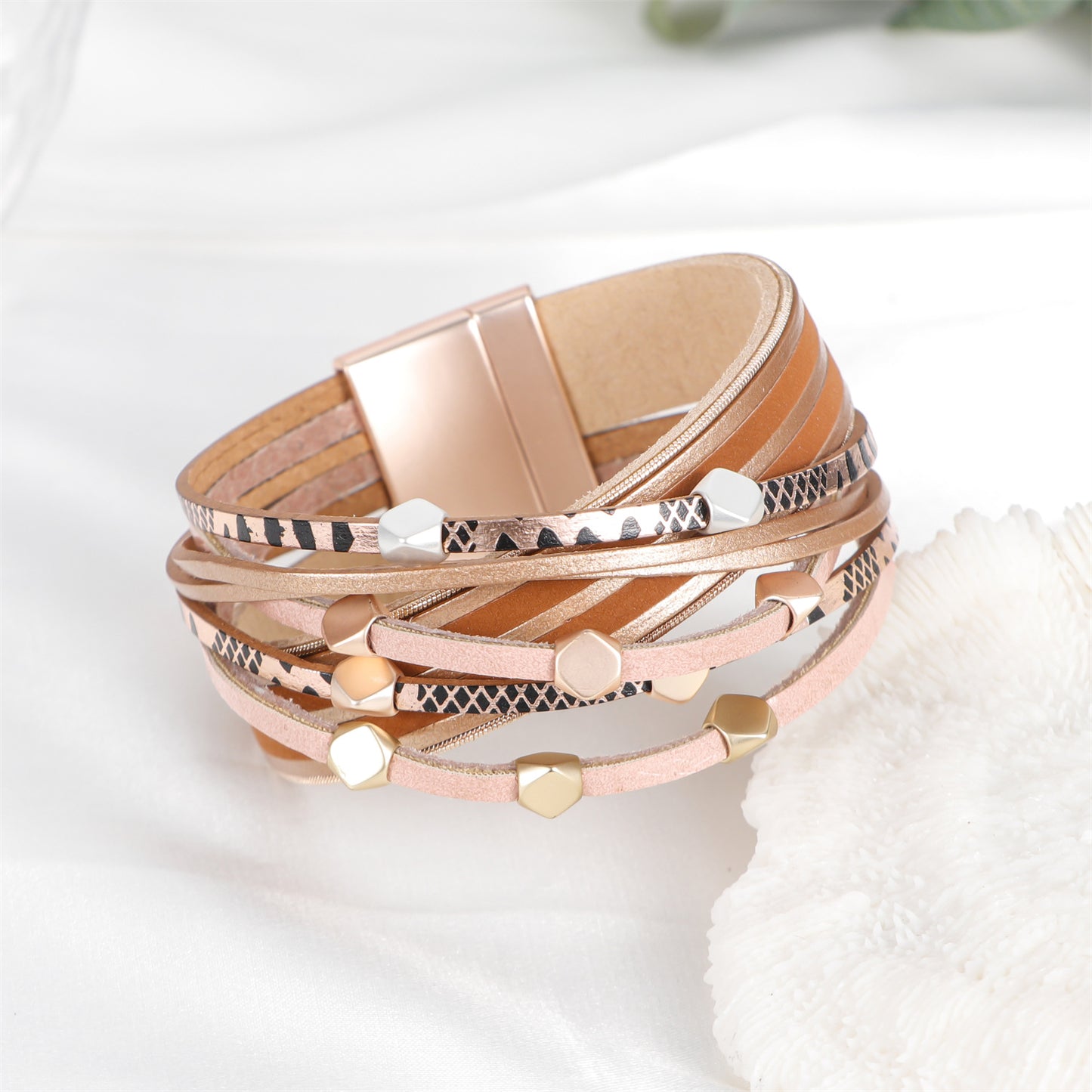 Multi-Layer Leather Bracelet ZGWS24095-3