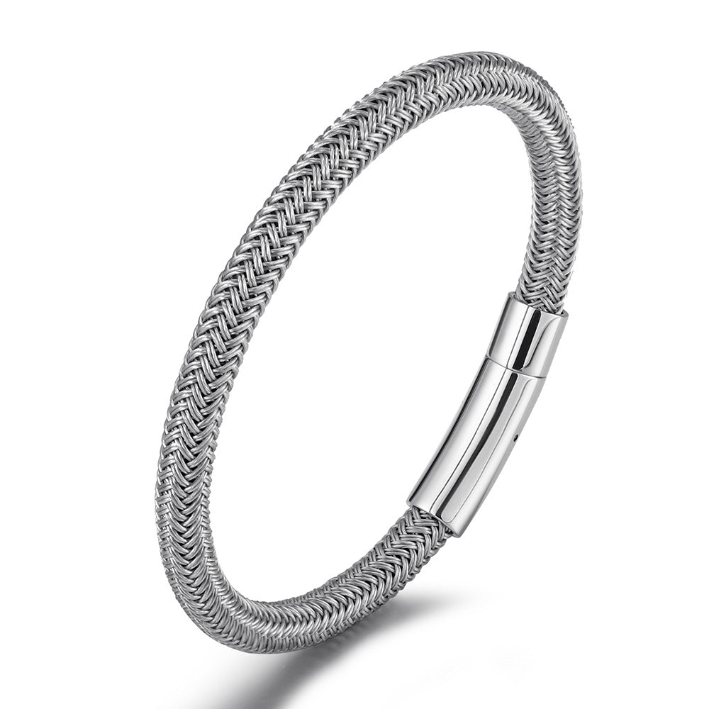 Handwoven Leather Bracelet ZGMS22176