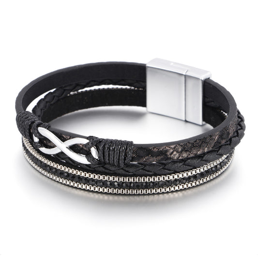 Multi Layer Leather Bracelet ZGWS22671