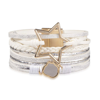 Fashion Leather Bracelets ZGWL24002WE