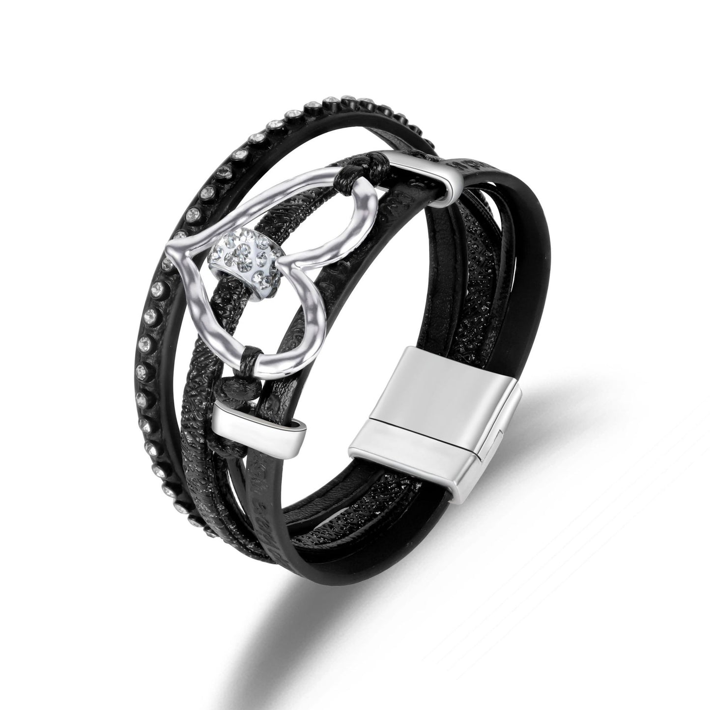 Love Leather Bracelet Diamond ZGWS24093BK