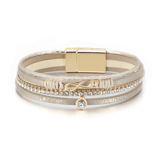 Number-8 Leather Bracelets ZGWS23009