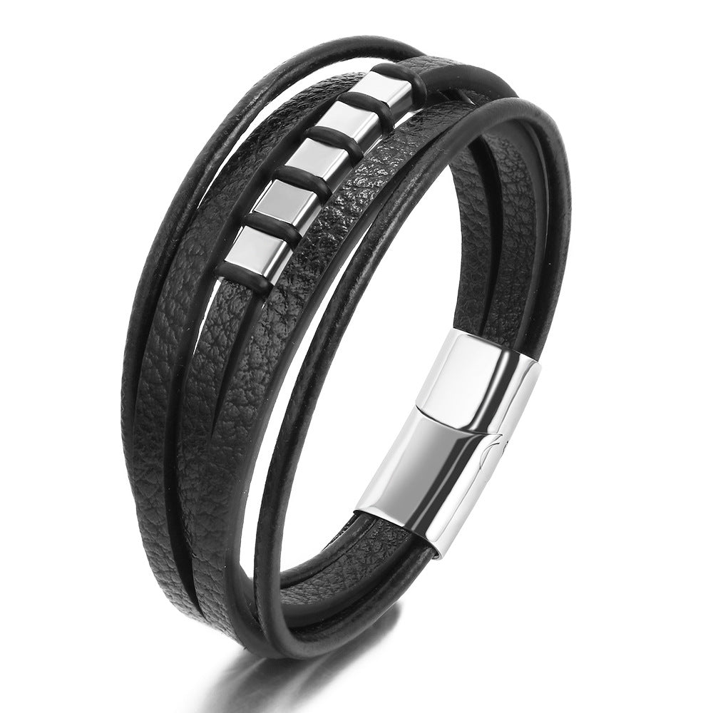 Leather Bracelet for Men ZGMS23178