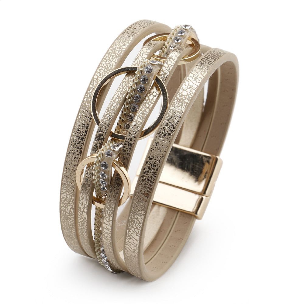 Braided Rope Leather Bracelet ZGWS22652