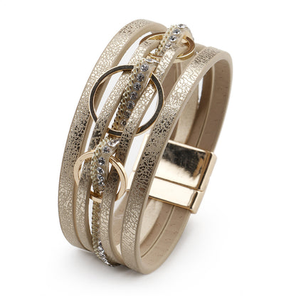 Braided Rope Leather Bracelet ZGWS22652