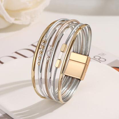 Simple Pearl Bracelet  ZGWS25008MX