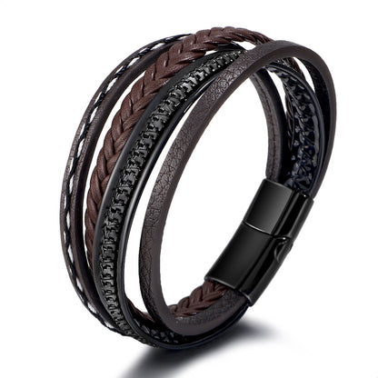 Multi-layer Leather Bracelets ZGMA22034