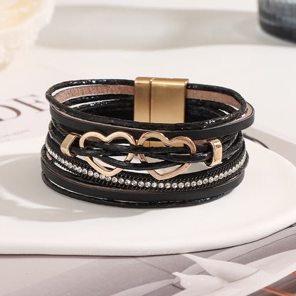 Heart-shaped Bracelets ZGWS25011BK