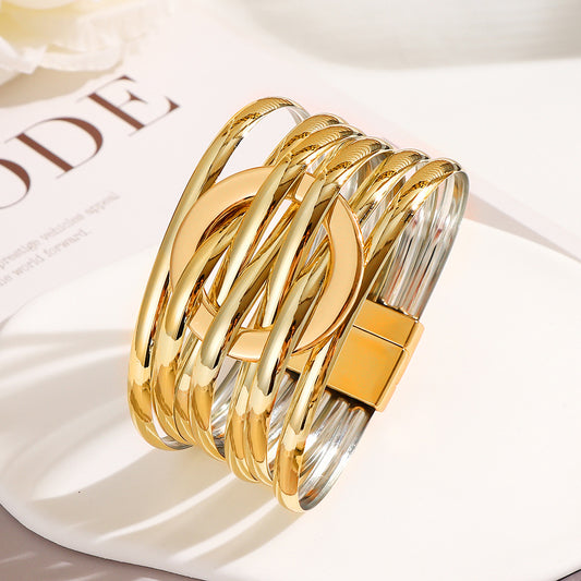 Circle Personality Bracelet ZGWS25013GD