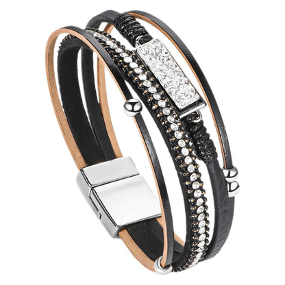 Bohemian Leather Bracelet ZGWS24087SR